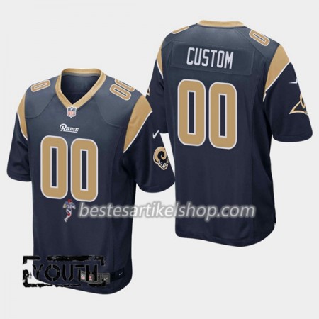 Kinder Los Angeles Rams Trikot Navy - Personalisiert